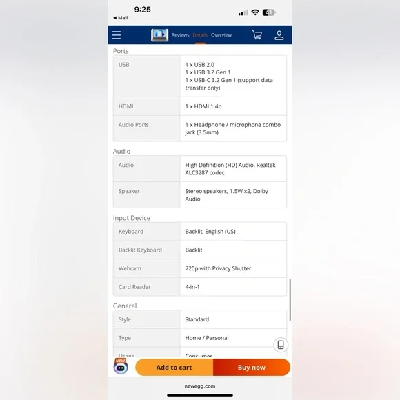 Lenovo Laptop IdeaPad 3 15ITL6 82H801DQUS Intel
Core i5 Touchscreen Windows 11 - Picture 7 of 10